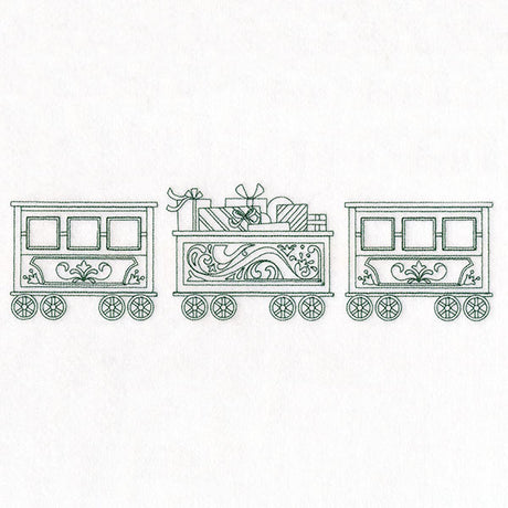 Endless Christmas Train - Center Cars