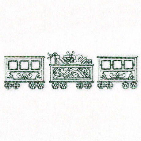 Endless Christmas Train - Center Cars