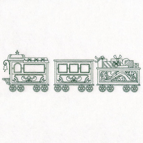 Endless Christmas Train - Caboose & Cars