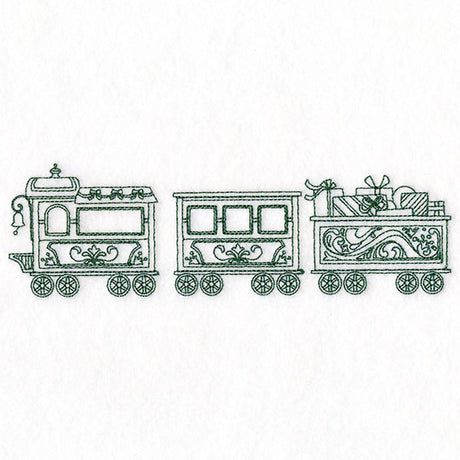 Endless Christmas Train - Caboose & Cars