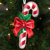 Merry Christmas Candy Cane Ornament (In-the-Hoop)