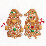 Christmas Gingerbread Gnome Couple