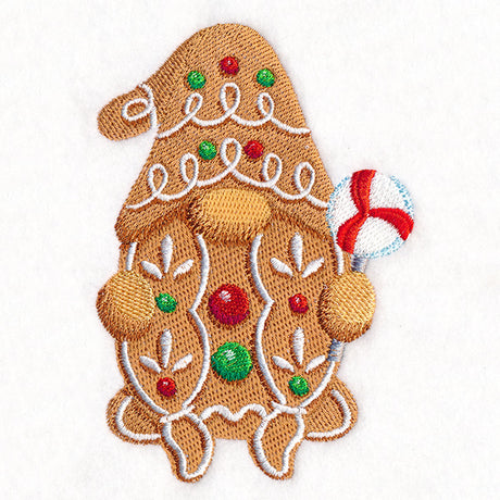 Christmas Gingerbread Lady Gnome