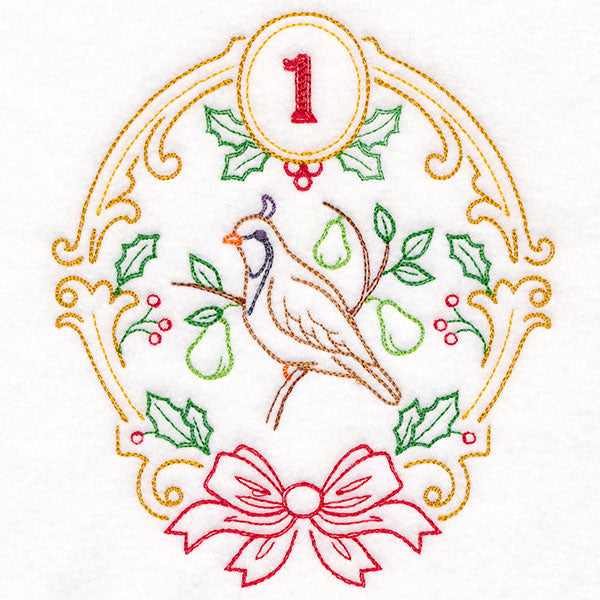 Regal 12 Days of Christmas - Partridge in a Pear Tree (Vintage)