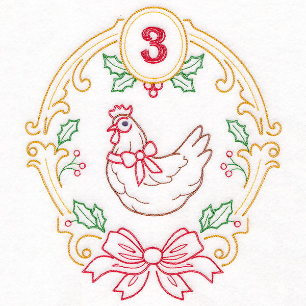 Regal 12 Days of Christmas - Three French Hens (Vintage)