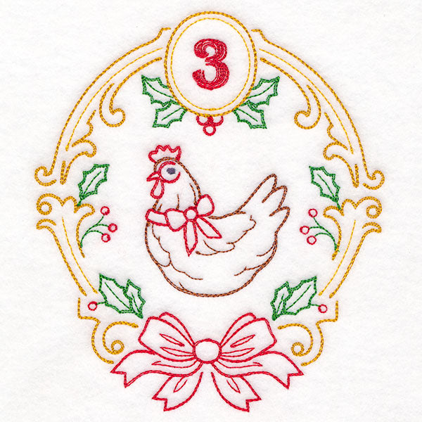 Regal 12 Days of Christmas - Three French Hens (Vintage)