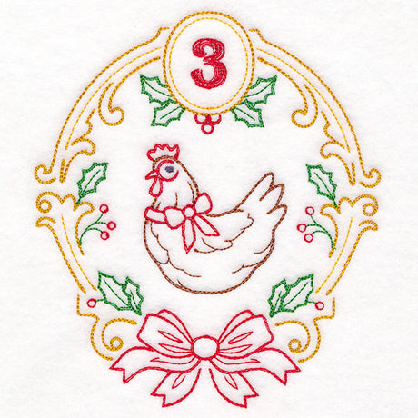 Regal 12 Days of Christmas - Three French Hens (Vintage)