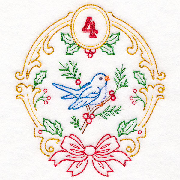 Regal 12 Days of Christmas - Four Calling Birds (Vintage)