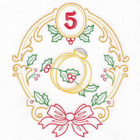 Regal 12 Days of Christmas - Five Golden Rings (Vintage)