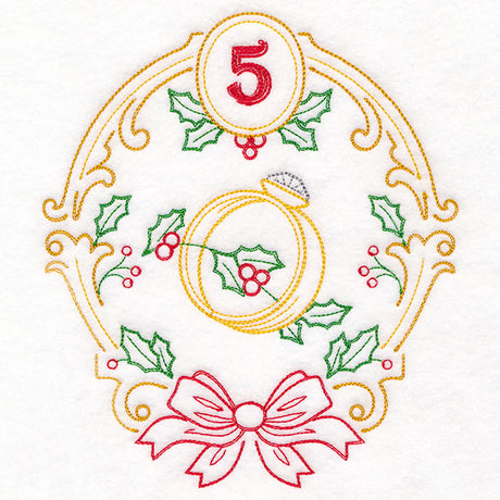 Regal 12 Days of Christmas - Five Golden Rings (Vintage)