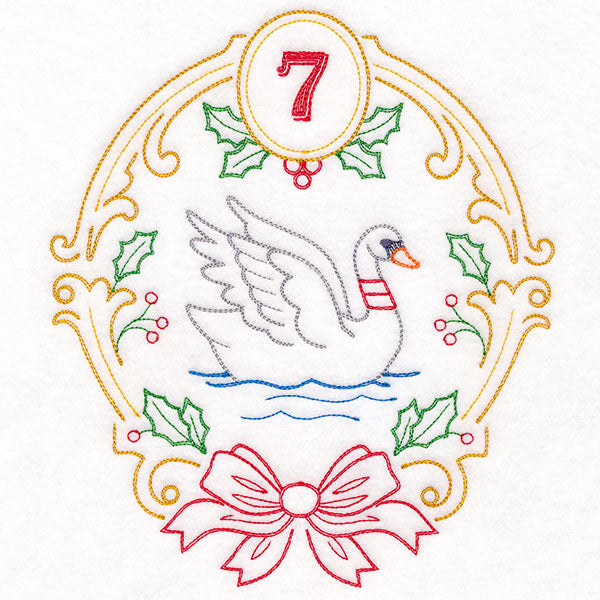 Regal 12 Days of Christmas - Seven Swans-a-Swimming (Vintage)