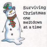 Surviving Christmas One Meltdown at a Time Snowman