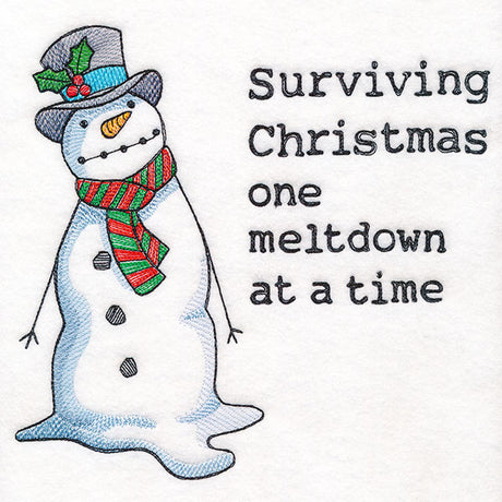 Surviving Christmas One Meltdown at a Time Snowman