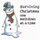 Surviving Christmas One Meltdown at a Time Snowman