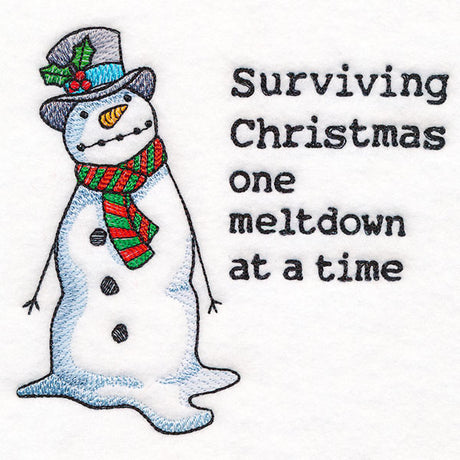 Surviving Christmas One Meltdown at a Time Snowman