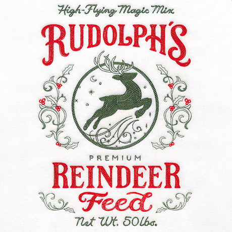 Rudolph's Reindeer Feed Christmas Market Sign