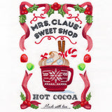 Mrs. Claus' Sweet Shop Christmas Market Sign