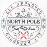 North Pole Test Kitchen Approved Stamp