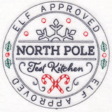 North Pole Test Kitchen Approved Stamp
