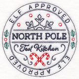 North Pole Test Kitchen Approved Stamp