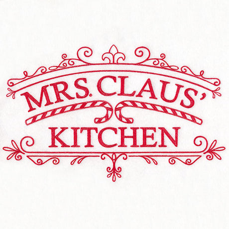 Mrs. Claus' Kitchen Market Sign