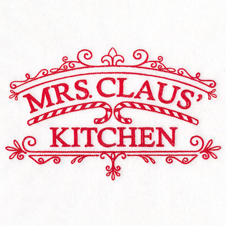 Mrs. Claus' Kitchen Market Sign
