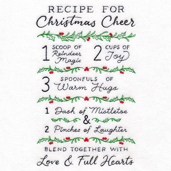 Recipe for Christmas Cheer