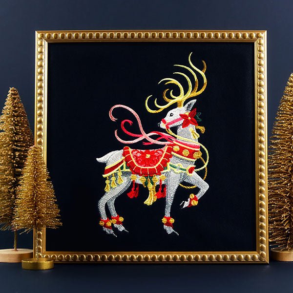 Elegance and Bells Christmas Reindeer