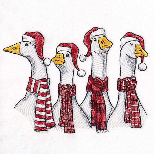 Christmas Quackery Geese