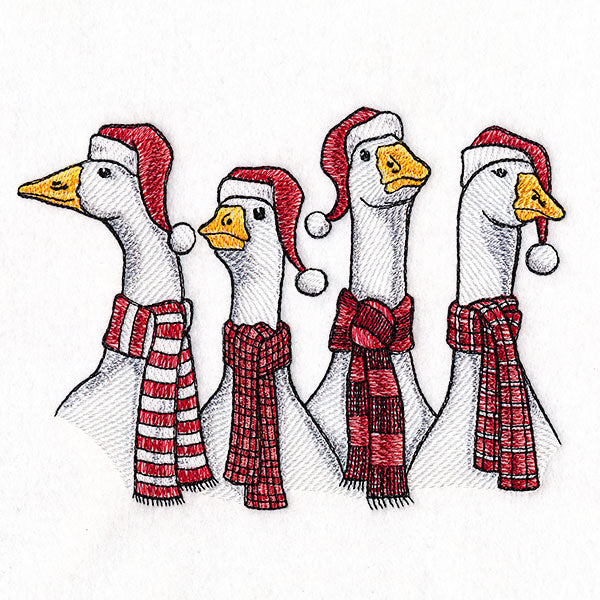 Christmas Quackery Geese