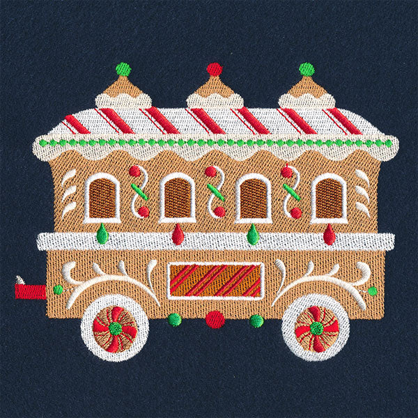 Christmas Gingerbread Train - Box Car