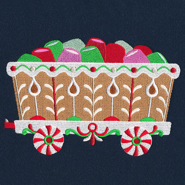 Christmas Gingerbread Train - Candy Box Car