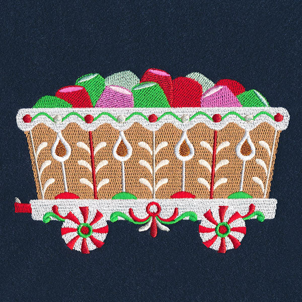 Christmas Gingerbread Train - Candy Box Car