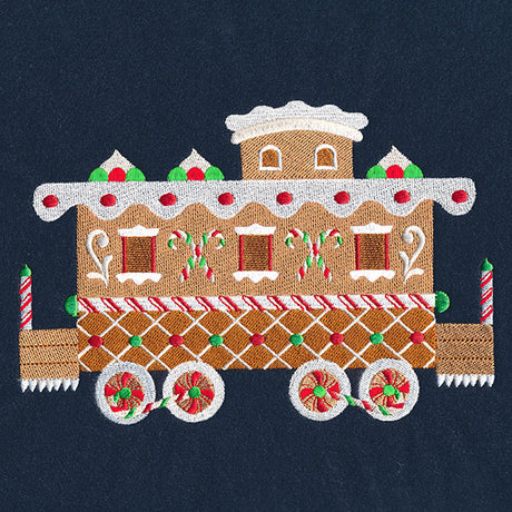 Gingerbread Train Design A Christmas Gingerbread Train Design Pack – Embroidery Library