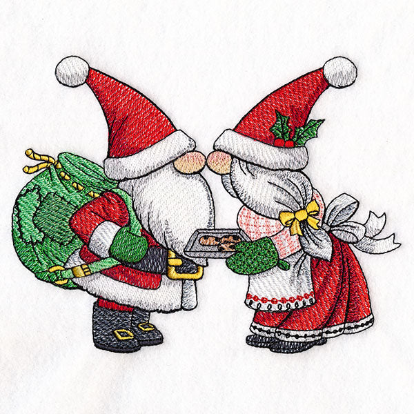 Ready for Christmas Mr. & Mrs. Claus Gnomes