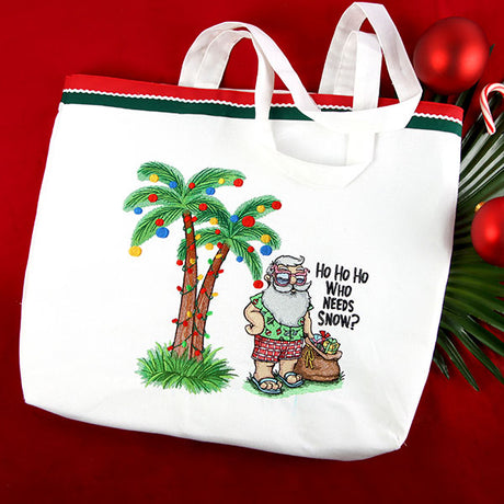 Island Christmas Palm Tree in Lights