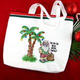 Island Christmas Palm Tree in Lights