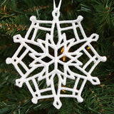 Christmas Flurry Snowflake Ornament 2 (Lace)