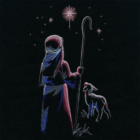 Moonlit Shepherd Boy on Christmas