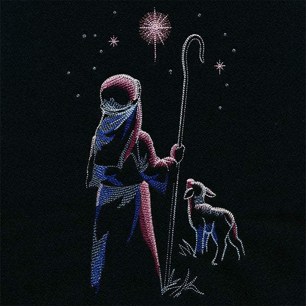 Moonlit Shepherd Boy on Christmas