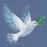Textured for Christmas Dove