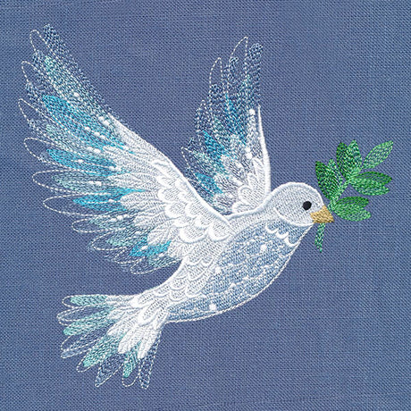 Textured for Christmas Dove