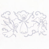Christmas Hallelujah Angels (Edge-to-Edge Quilting)