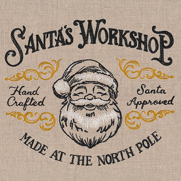 Santa's Workshop - Made at the North Pole Market Sign