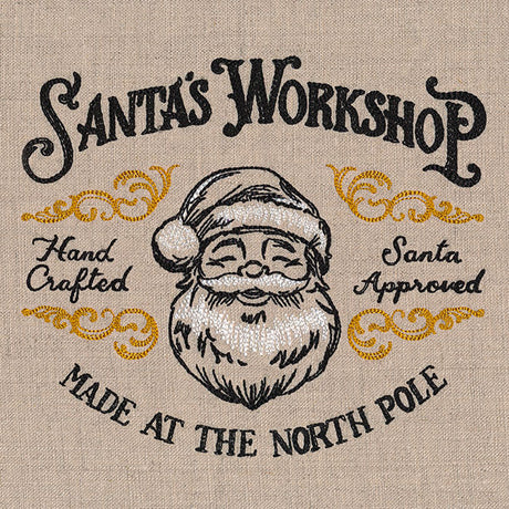 Santa's Workshop - Made at the North Pole Market Sign