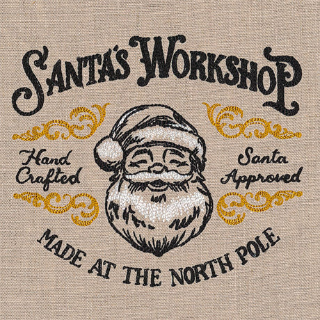Santa's Workshop - Made at the North Pole Market Sign