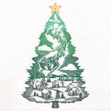 Santa's Flight Christmas Tree