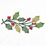 Merry and Sheer Christmas Holly Border