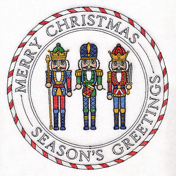 Merry Christmas Nutcracker Stamp