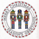 Merry Christmas Nutcracker Stamp